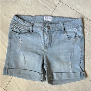 Celebrity Pink Light Blue Denim Shorts